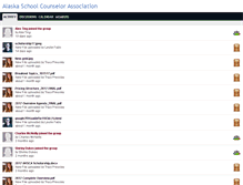 Tablet Screenshot of alaskaschoolcounselor.org